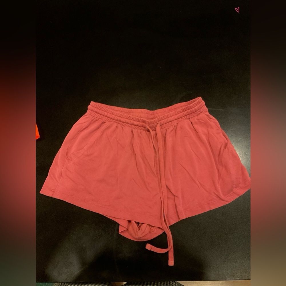 AERIE Women's Casual Super Soft Pink Shorts